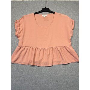 Women's Hippie Rose Pink Top XL